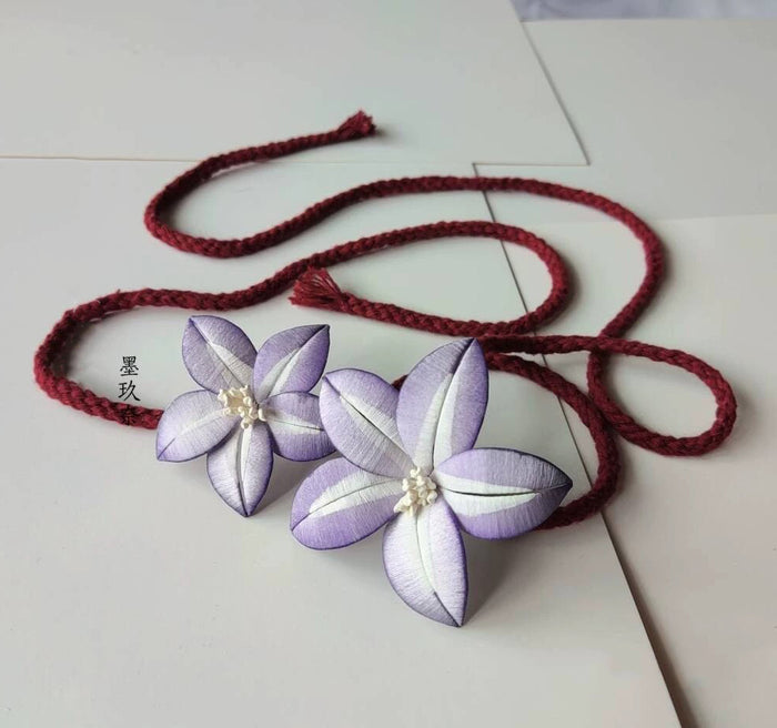 Raiden Shogun Bespoke Ankle Decoration - Silk Flower(Chanhua)