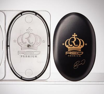 RED Premium Pocket Wave Brush X Bow Wow - Curved Palm Brush MEDIUM #BORPP02 - Palms Fashion Inc.