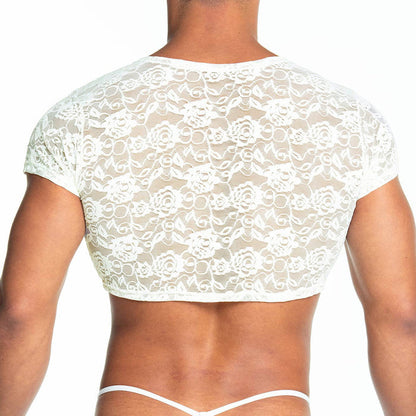 Redemotion Beige Croop Top vista posterior de Gigo Underwear