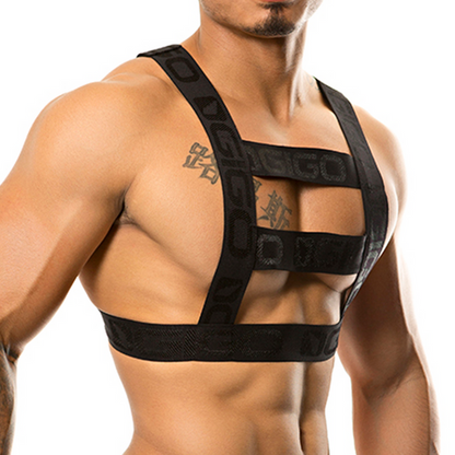 Resistless Black Harness de Gigo Underwear
