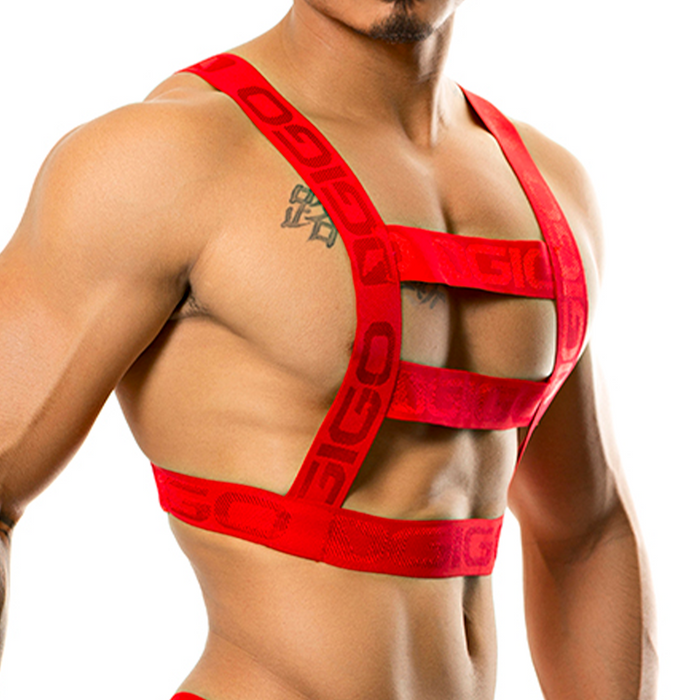 Resistless Red Harness de Gigo Underwear