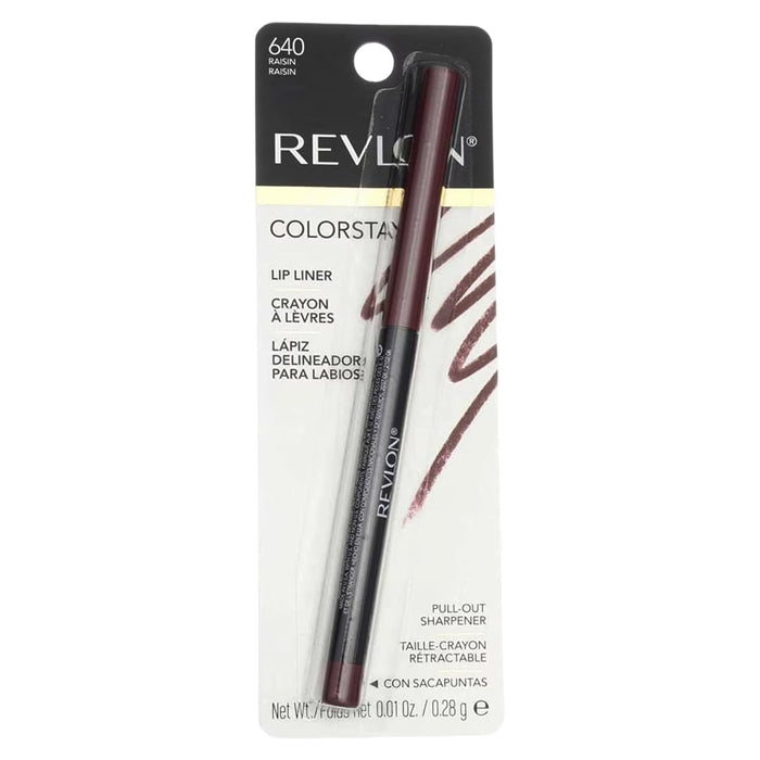 Revlon ColorStay Lip Liner,  Raisin 640 - 36 Pack