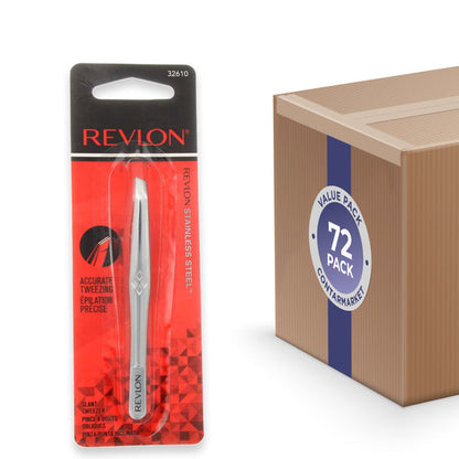 Revlon Slant Tip Tweezer - 72 Pack