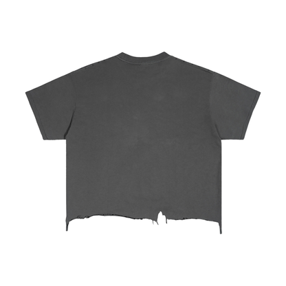 River Birch Crow Tshirt  - In Flight - Distressed T Shirt