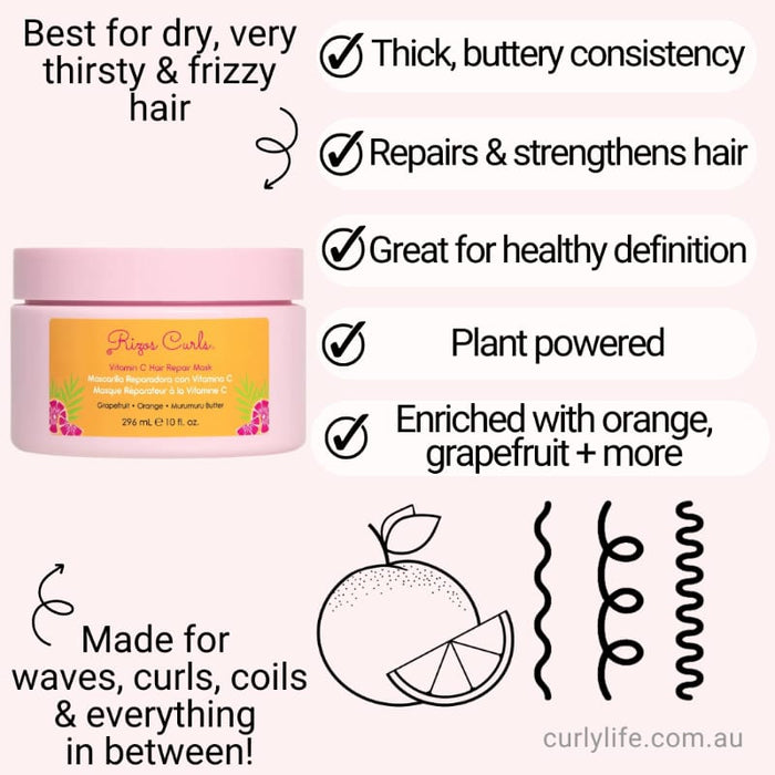 Rizos Curls Vitamin C Repair Mask