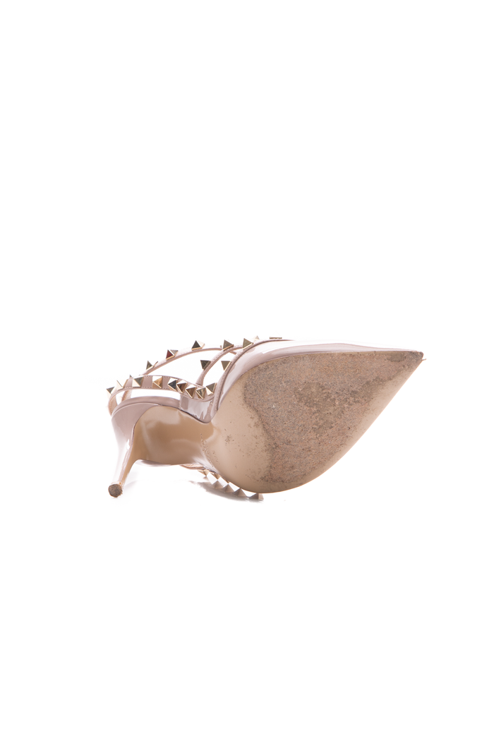 Valentino Poudre Rockstud Caged Pumps