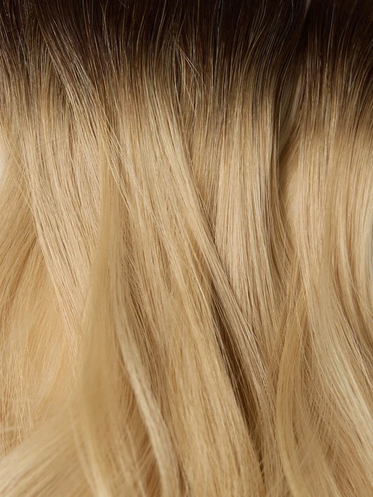 Rooted (Dark Brown #2 to Dirty Blonde #19C) Invisible Tape 20" (25g)