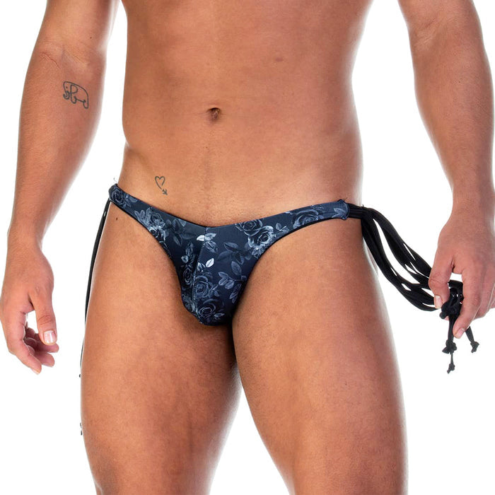 Rose Black Swim Brief de Gigo Underwear