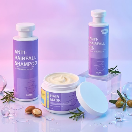 Rosemary Anti-Hairfall Shampoo, Oil & Hair Mask