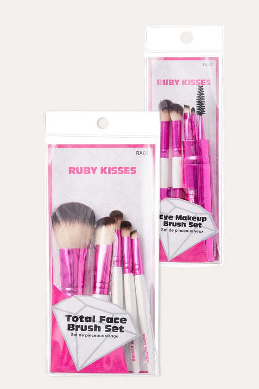 RUBY KISSES RK MAKEUP BRUSH KIT RED BEAUTY