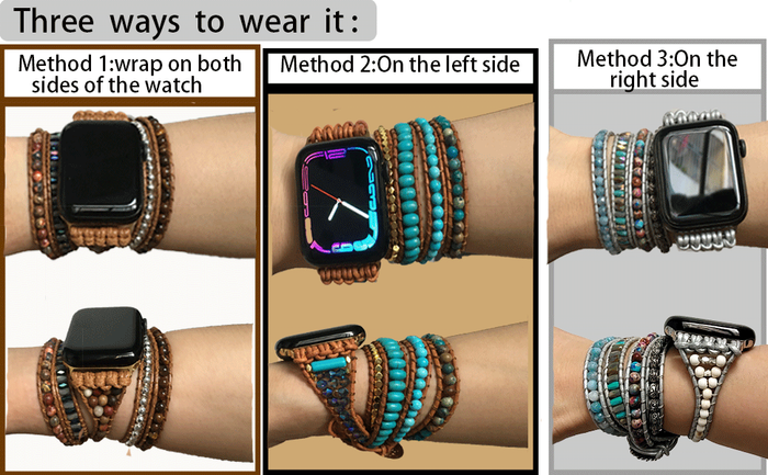 Sahara Sand Bohemian Wrapsody Bracelet Band For Apple Watch