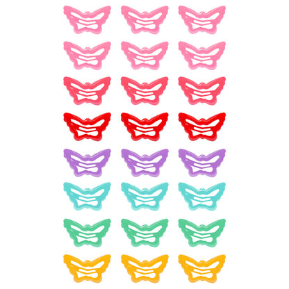 Sanas Butterfly Tic Tac Hair Clips 24Pcs Hair Accessories For Women