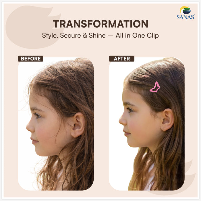 Sanas Cute Butterfly Hair Clips Hair Accessories For Women And Girls