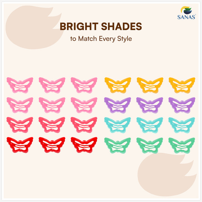 Colorful Tic Tac Hair Clips Hair Accessories For Women