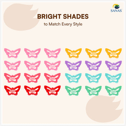 Colorful Tic Tac Hair Clips Hair Accessories For Women