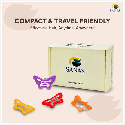Sanas Mini Butterfly Hair Clips Hair Accessories For Women And Girls