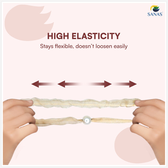 Neutral Color Hair Scrunchies Hair Accessories For Women