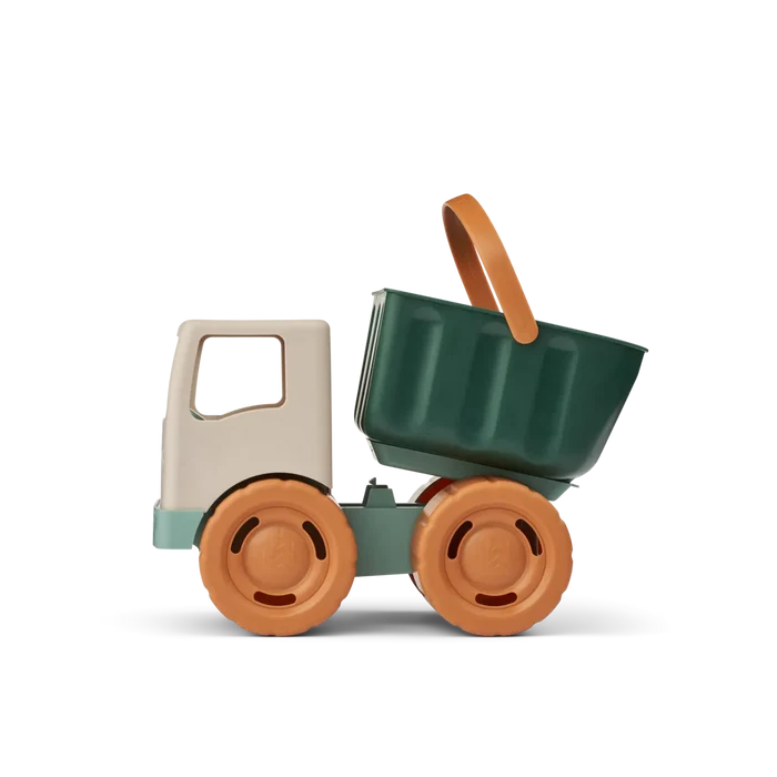 Liewood - Sand Truck - Beck - Peppermint Multi Mix - Unload Sand
