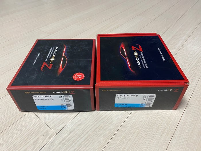 Sangsin Hardron ZR Brake Pads F&R GENESIS GV80 Track & Street Performance
