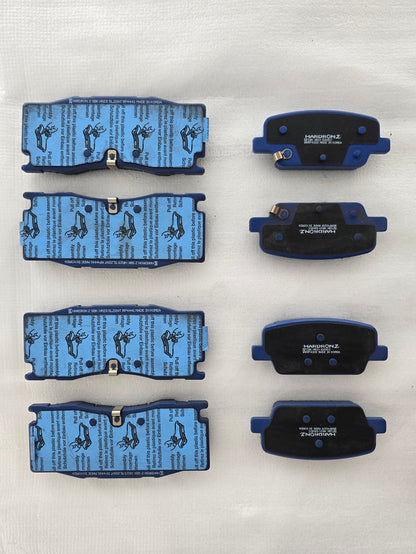 Sangsin Hardron ZR Racing Brake Pads for Hyundai Palisade Alcon 6P Front 1P Rear