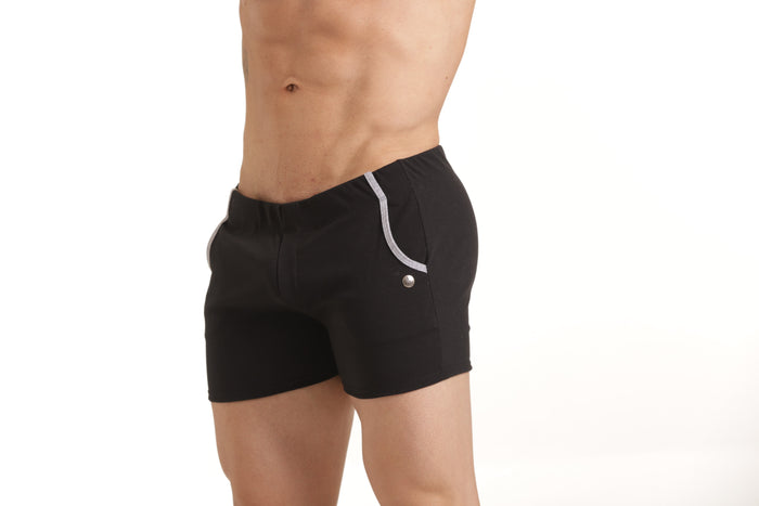 Scanaling Black Short vista posterior de Gigo Underwear