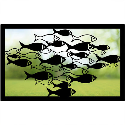 School of Fish Garden Mirror