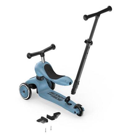 Scoot & Ride - Scooter - Highwaykick 1 - Push & Go - 2 in 1 Kickboard/ Kickboard with Seat - Steel - Installation