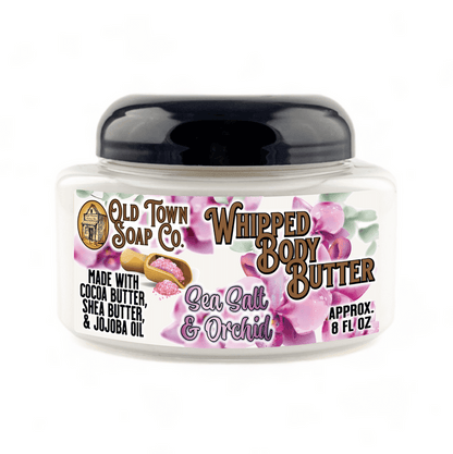 Sea Salt & Orchid Whipped Body Butter - Old Town Soap Co.