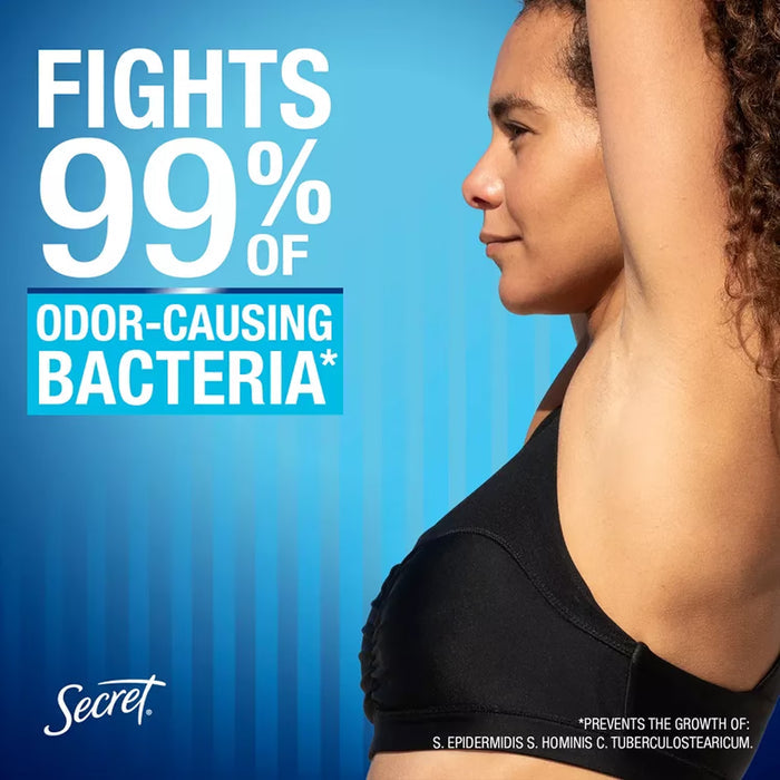 Secret Outlast, Invisible Solid antiperspirant & deodorant, Completely Clean Travel Size- 0.5 Oz -  24 Pack