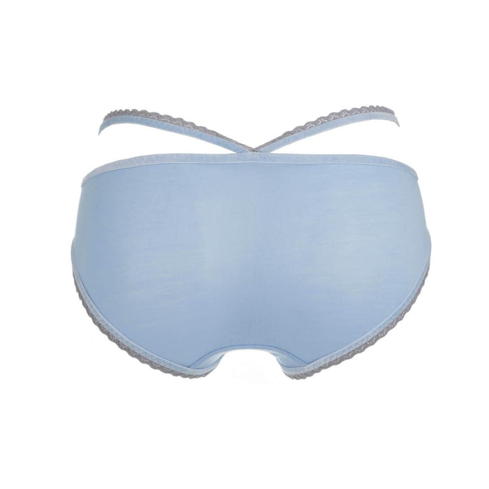 Serenity Silk and Organic Cotton Brief, back view – Juliemay Lingerie