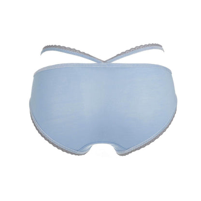 Serenity Silk and Organic Cotton Brief, back view – Juliemay Lingerie