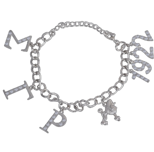 SGRho Rhinestone Charm Bracelet