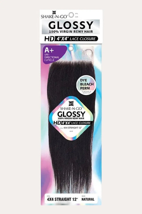 SHAKE N GO GLOSSY 4X4 STRAIGHT LACE CLOSURE SHAKE N GO