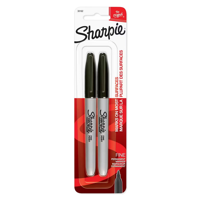 Sharpie - Twin Tip Permanent Markers, Black - 48 Pack
