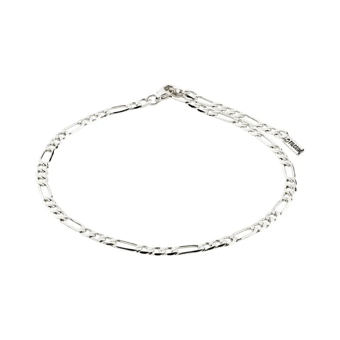 Silver-plated ankle chain