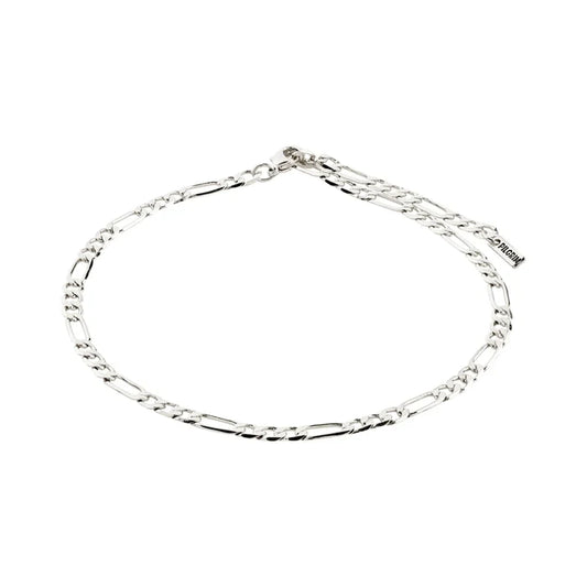 Silver-plated ankle chain