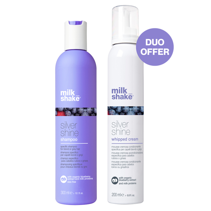 silver shine shampoo and whipped cream duo 10.2024