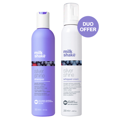 silver shine shampoo and whipped cream duo 10.2024