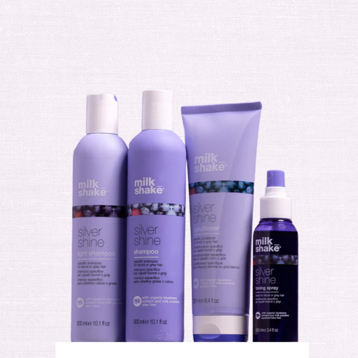 silver shine shampoo and whipped cream duo