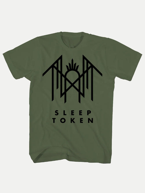 Sleep Token - Logo Symbol T-Shirt | Olive-Image 1