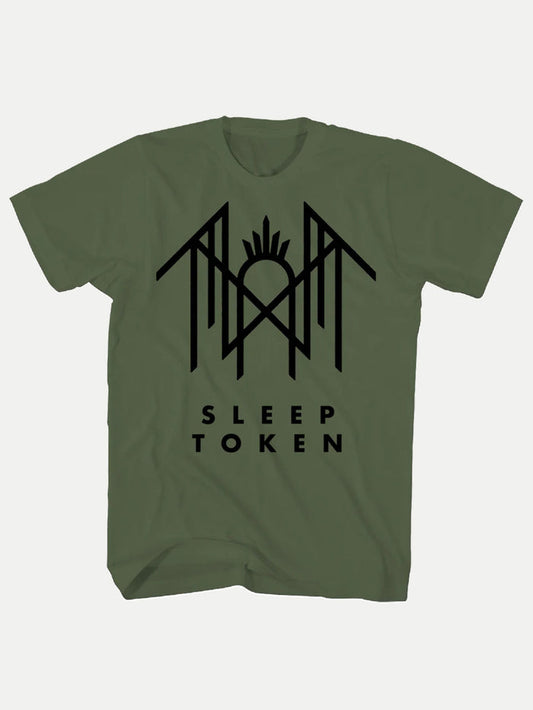 Sleep Token - Logo Symbol T-Shirt | Olive-Image 1