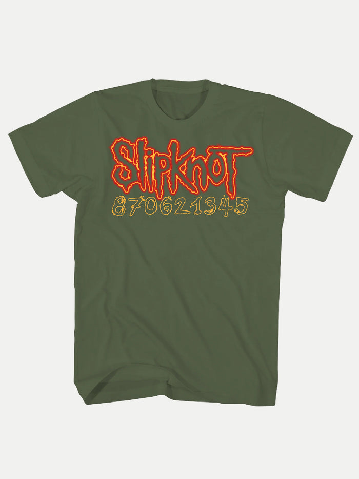 Slipknot - Neon Don't Judge Me Front and Back Print T-Shirt | Military-Image 4