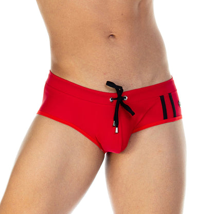 Soccer Red Swim Brief de Gigo Underwear