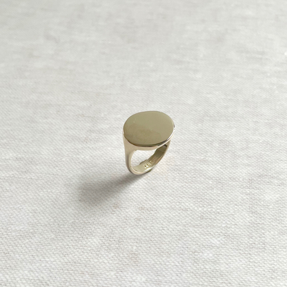 Species by the Thousands Sol signet ring in brass.