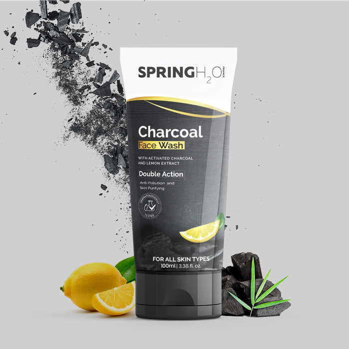 SPRING H2O Men's Perfume, D-Tan Facial Kit & Charchaol Face Wash