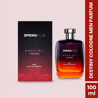 SPRING H2O Men's Perfume, D-Tan Facial Kit & Green Tea Face Wash