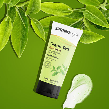 SPRING H2O Men's Perfume, D-Tan Facial Kit & Green Tea Face Wash