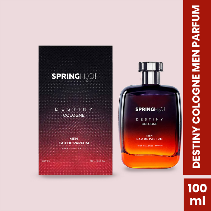 SPRING H2O Men's Perfume, D-Tan Facial Kit & Rice water Face Wash
