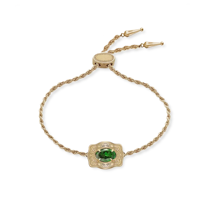 SpurWest Ultra Mini Belt Buckle Bracelet - Gold -May