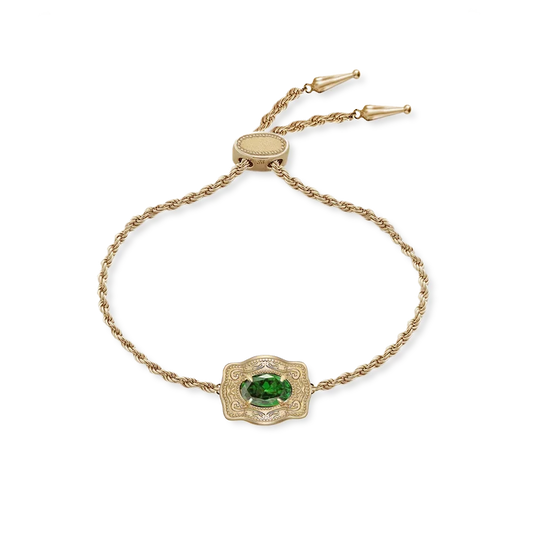 SpurWest Ultra Mini Belt Buckle Bracelet - Gold -May